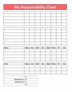 responsibility chart template in word and pdf formats page 3 of 4