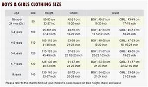 Kids Size Chart Size Chart For Kids Childrens Clothing Boutique