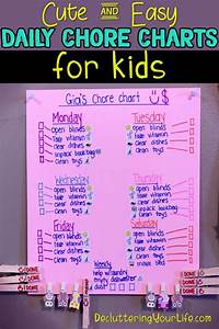 Diy Chore Chart For Chore Chart Ideas Easy Diy Chore Board Vrogue