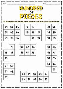 12 Best Images Of Hundreds Square Worksheet Missing Puzzle With