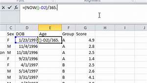 How To Calculate Age In Excel Haiper