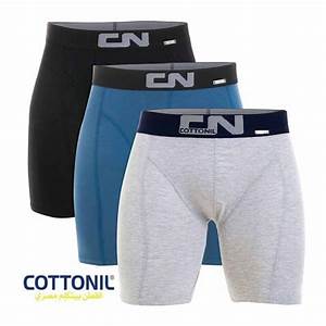Buy Cottonil Relax Plain Boxer For Men Size 4 3 Pieces Online