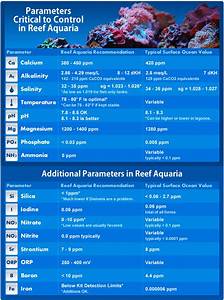 Recommended Parameters For Mixed Reef Reef2reef Saltwater And Reef