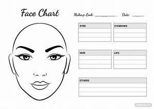 Free Blank Face Charts For Makeup My Bios