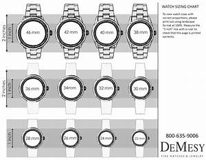 Watch Size Chart Amulette