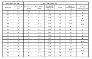 Lab Coat Size Chart Lab Coats Made In The U S A