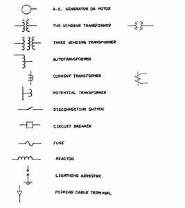 Power One Line Diagram Symbols