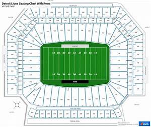 ford field seating charts rateyourseats com