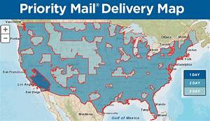 Usps Priority Mail Zones Map