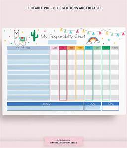 Responsibility Chart Printable