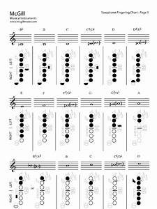 Mcgill Music Saxophone Chart
