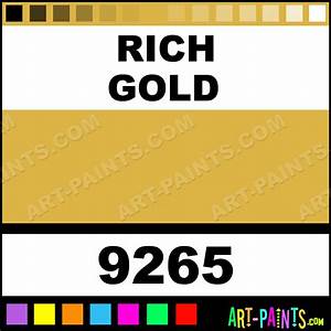 Rich Gold Aquacote Metallic Metal And Metallic Paints 9265 Rich