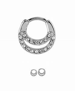  Out Sale 316l Surgical Steel Hinged Septum Clicker Choose