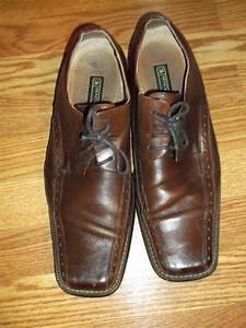 Men 39 S Adams Brown Lace Up Leather Shoes Size 12 M Ebay