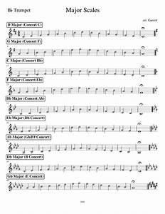 B Flat Trumpet Finger Chart Scale