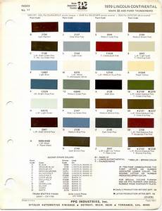 Paint Chips 1970 Lincoln Thunderbird