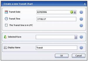 Creating A Transit Chart Jovian Archive Knowledge Base