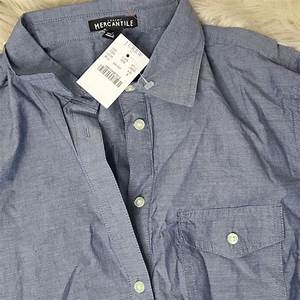 J Crew Tops Nwt J Crew Mercantile Chambray Tunic Shirt Small