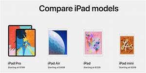 Which Ipad Should You Buy Here S How The New Ipad Air Compares To The