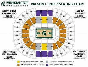 Msu Breslin Center Seating Chart Center Seating Chart