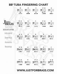 tuba note finger chart