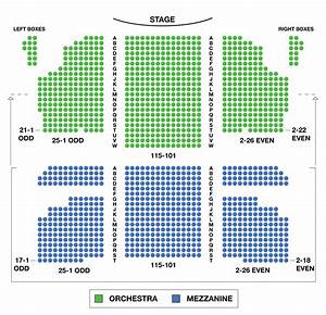 Al Hirschfeld Theatre Large Broadway Seating Charts Broadwayworld Com