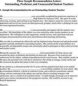 Student Teacher Letter Of Recommendation For Your Needs Letter