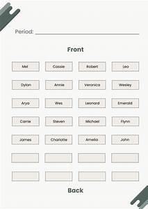 Free Classroom Seating Chart Template Download In Word Google Docs