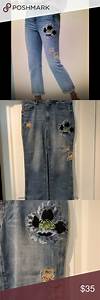  Taylor Loft Embroidered Jeans Size 28 6 Nwt Embroidered Jeans