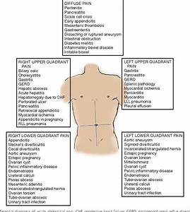 Abdominal Chart And Symptoms