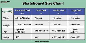 How Long Is A Normal Skateboard Skateboard Size Chart