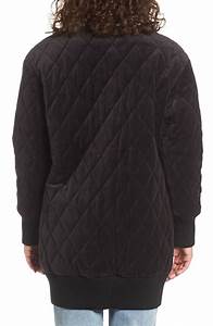  Couture Black Label Women 39 S Black Velour Quilted Coat 298 Nwt Ebay