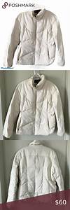 White Nine West Jacket With Detachable Fur Lined H In 2021 Jackets