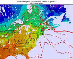 New York Surface Temperature On Tuesday 12 Sep At 2am Edt