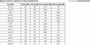  Men 39 S Clothing Size Chart American 