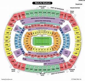 Metlife Stadium Seating Chart Seating Charts Tickets