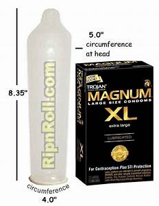 trojan magnum xl large size lubricated condoms or display curio