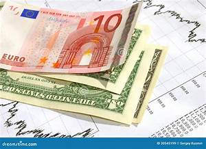 Eur Usd Stock Image Image Of Stockmarket Money Graph 30545199
