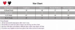 Cdg Size Chart Shirt Lupon Gov Ph