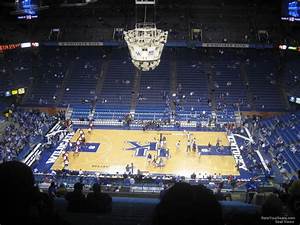 rupp arena section 231 kentucky basketball rateyourseats seating