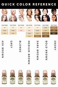 I Ink Brow Color Chart How To Color Eyebrows Permanent Makeup
