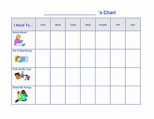 Behavior Chart For Preschool