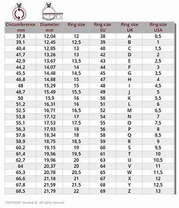 Ring Size Chart Goudkat