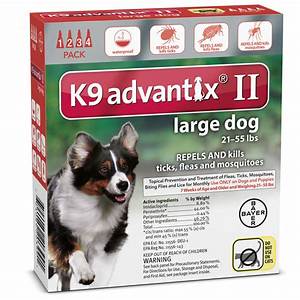 K9 Advantix Flea Tick Treatment For Dogs 21 55 Lbs 4 Treatments