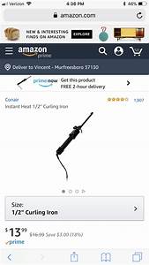 Pin By Yolanda Campbell On Wish Curling Iron Size 1 2 Curling Iron