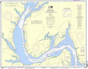 Noaa Nautical Chart 12288 Potomac River Lower Cedar Point To