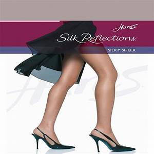 Hanes Silk Reflections Non Control Top Reinforced Toe Style