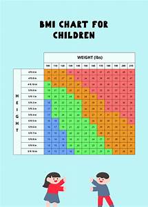 Free Bmi Chart Template Download In Word Pdf Illustrator Publisher