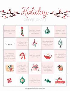 Free Printable Kids Holiday Chore Chart