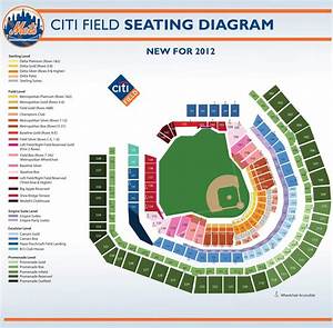 Citi Field Seating Diagram Seating Charts Baseball Stadium Mets